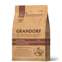 GRANDORF DOG Duck&Turkey MED&MAXI Утка с индейкой для взрослых собак средних и крупных пород 10кг