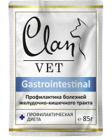 CLAN VET GASTROINTESTINAL пауч (кусочки в соусе) 85гр д/собак Профилактика бол. ЖКТ