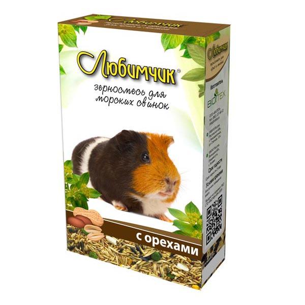 ЛЮБИМЧИК корм д/морских свинок Орех 400г (1*14)