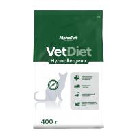 AlphaPet Vet Diet сухой корм д/кошек, при пищевой аллергии, 400гр