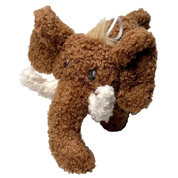 Игрушка Tufflove для собак Мамонт 18 см коричневый