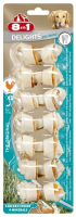 8in1 DENTAL DELIGHTS XS косточки с куриным мясом для мелких собак с минералами