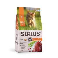 SIRIUS полнорационный сухой корм, 12 кг (для Стерилизованых кошек и котов УТКА С КЛЮКВОЙ)