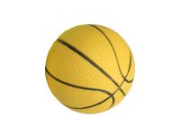 Игрушка Мяч баскетбольный резиновый, желтый Камон