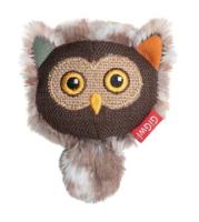 GiGwi 85021 CATCH & FETCH ECO Игрушка для кошек Сова интерактивная 11 см
