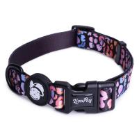 Ошейник для собак LionPets с рисунком из полиэстера LPO-00500-1 (Обхват 33-55 см, ширина 2,0 см)