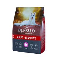 Mr.Buffalo ADULT M/L SENSITIVE Сухой корм д/собак средних и крупных пород (индейка) 14кг