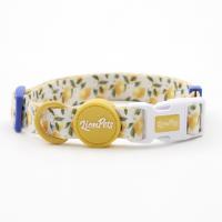 Ошейник для собак LionPets с рисунком LPO-00500-15 Лимоны (Размер S-Обхват 25-40 см, ширина 2,0 см)