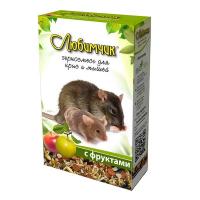 ЛЮБИМЧИК корм д/крыс и мышей Фрукты 400г (1*14)