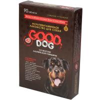 Good Dog мультивитаминное лакомство д/собак со вкусом "Альпийской говядины" 90 таб