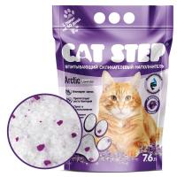 Наполнитель впитывающий силикагелевый CAT STEP Arctic Lavender, 7,6 л /1*3/