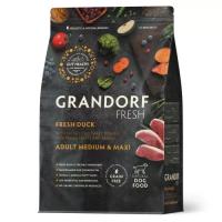 GRANDORF Fresh Dog Adult MED&MAXI Duck&Sweet Potato (Свежее мясо утки с бататом д/собак) 10 кг