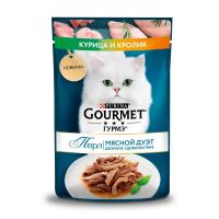 Gourmet Перл д/кошек 75г Пакетики кролик/курица