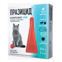 Празицид-комплекс НЕО (для кошек от 4 до 8 кг), 1*0,8 мл Apicenna