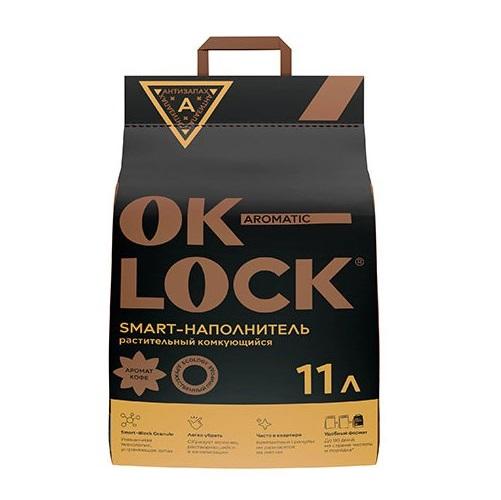 Наполнитель Ok-Lock растительный Кофе, 11л