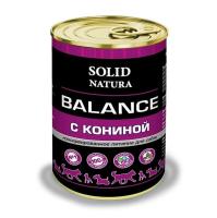 Solid Natura Balance консервы д/собак Конина 0,34кг