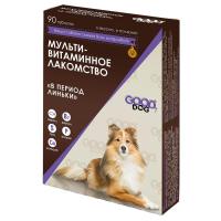 Good Dog мультивитаминное лакомство д/собак "В период линьки" 90 таб