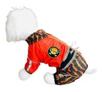 Дождевик ПЭТ ФЭШН "Dog" полоска,оранжевый, девочка 22