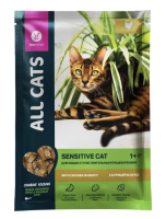 ALL CATS д/кошек пауч с чуствительным пищеварением Sensitive 85г