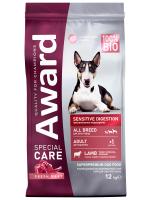 AWARD SPECIAL CARE Sensitive Digestion д/собак всех пород с чувств.пищ. со свежим мясом ягненка 12кг