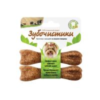 ЗУБОЧИСТИКИ Лакомство жевательное д/собак мелких пород Говядина (1*144) ДЕРЕВЕНСКИЕ ЛАКОМСТВА