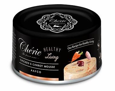 Pettric консервы Cherie Healthy Living Мусс из курицы с морковью 80г