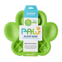 Миска Лапа для медленного кормления, зеленая / PetDreamHouse PAW Slow Feeder Green Easy, 450 г