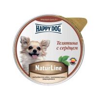 Happy Dog Natur Line Телятина с сердцем паштет (НФКЗ) - 0,125 кг