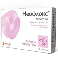 Неофлокс таблетки, для кошек и мелких собак