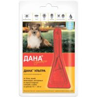 ДАНА Капли п/б Ультра 1,6 мл капли для собак и щенков 10-20 кг, 1 пип Apicenna