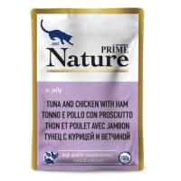 PRIME NATURE пауч 100гр в желе Тунец с курицей и ветчиной д/кошек