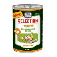 Solid Natura Selection консервы д/кошек Индейка 0,34кг