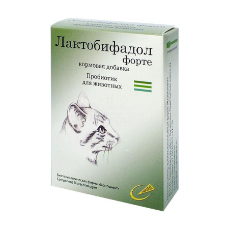 ЛАКТОБИФАДОЛ ФОРТЕ д/кошек 50г