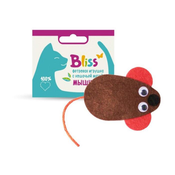 Игрушка Bliss с кошачьей мятой Мышка