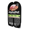 AlphaPet Superpremium влажный корм д/стерилизованных кошек паштет с кроликом, 80гр