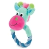 Игрушка для щенков мягкая "Жираф с кольцом", d90/170мм, серия PUPPY, 12141128 Triol
