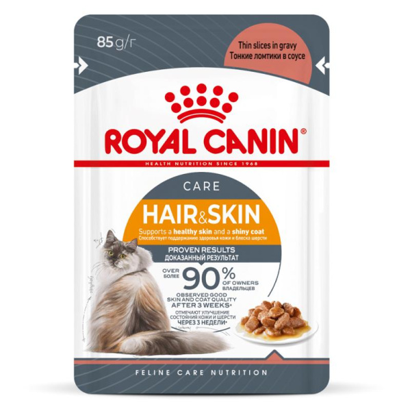 Хэйр энд Скин пауч 85г соус ROYAL CANIN