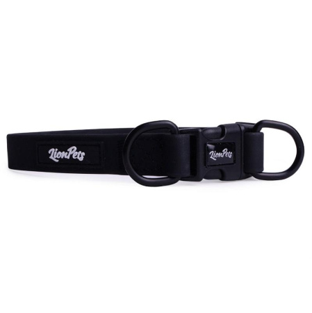 Ошейник из биотана LionPets с пластиковой пряжкой LPO-00530-1 Черный,Размер XL(ош 40-65см,шир.2,5см)
