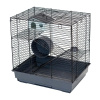 Клетка ECO д/грызунов ГОША-3 разбор.,шаг прута 10,5мм,42*30*h45см,2 этажа (+домик,колесо,миска) 4033