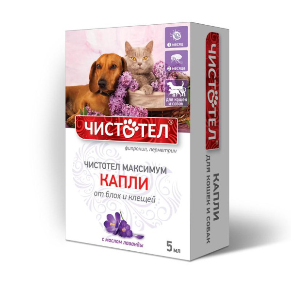 ЧИСТОТЕЛ Капли п/б Максимум универсал флакон 5мл