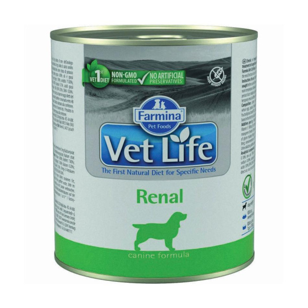 Farmina Vet Life Dog Renal ж/б 300г