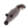 sh-07080 Игрушка Мышь М с норковым хвостом 6см без упак. GoSi
