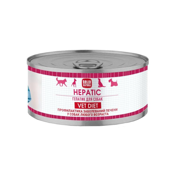 Solid Natura VET Hepatic диета для собак влажный 0,1 кг