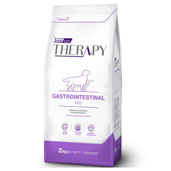 Виталкан Корм Therapy Canine Gastrointestinal Aid для собак всех возрастов при болезнях ЖКТ, 2 кг