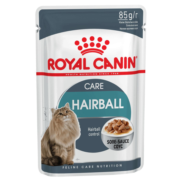Хэйрболл Кэа пауч 85г соус ROYAL CANIN