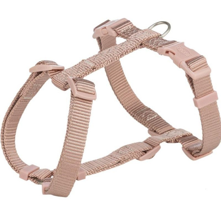 Шлейка Premium H-harness, M–L: 52–75 см/20 мм, пудровый Трикси