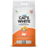 Cats White Orange комкующийся наполнитель с ароматом апельсина для кошачьего туалета 5л