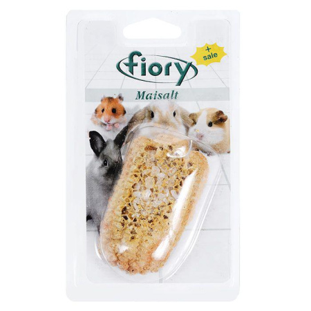 FIORY био-камень для грызунов Maisalt с солью в форме кукурузы 90 г