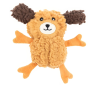 Игрушка AROMADOG Rescue для собак Собачка кругляш 14 см с пищалкой, рыжая