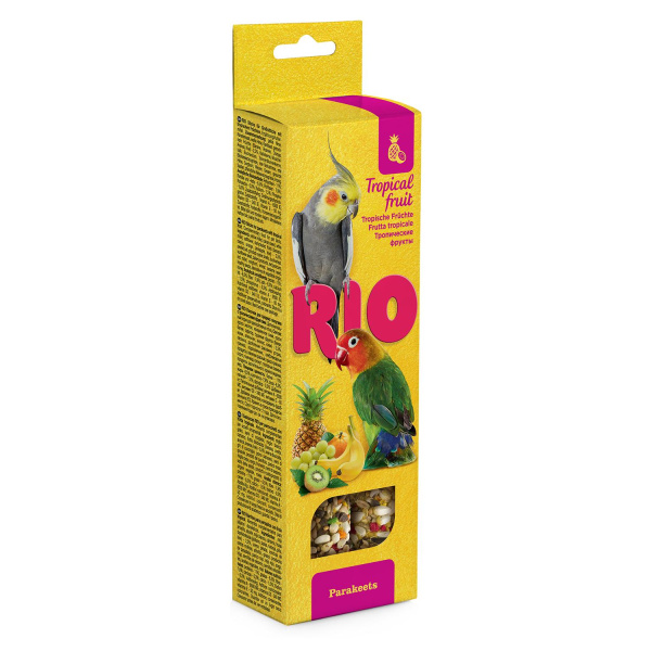 RIO Палочки д/средн.попугаев с тропич.фруктами 2*75г